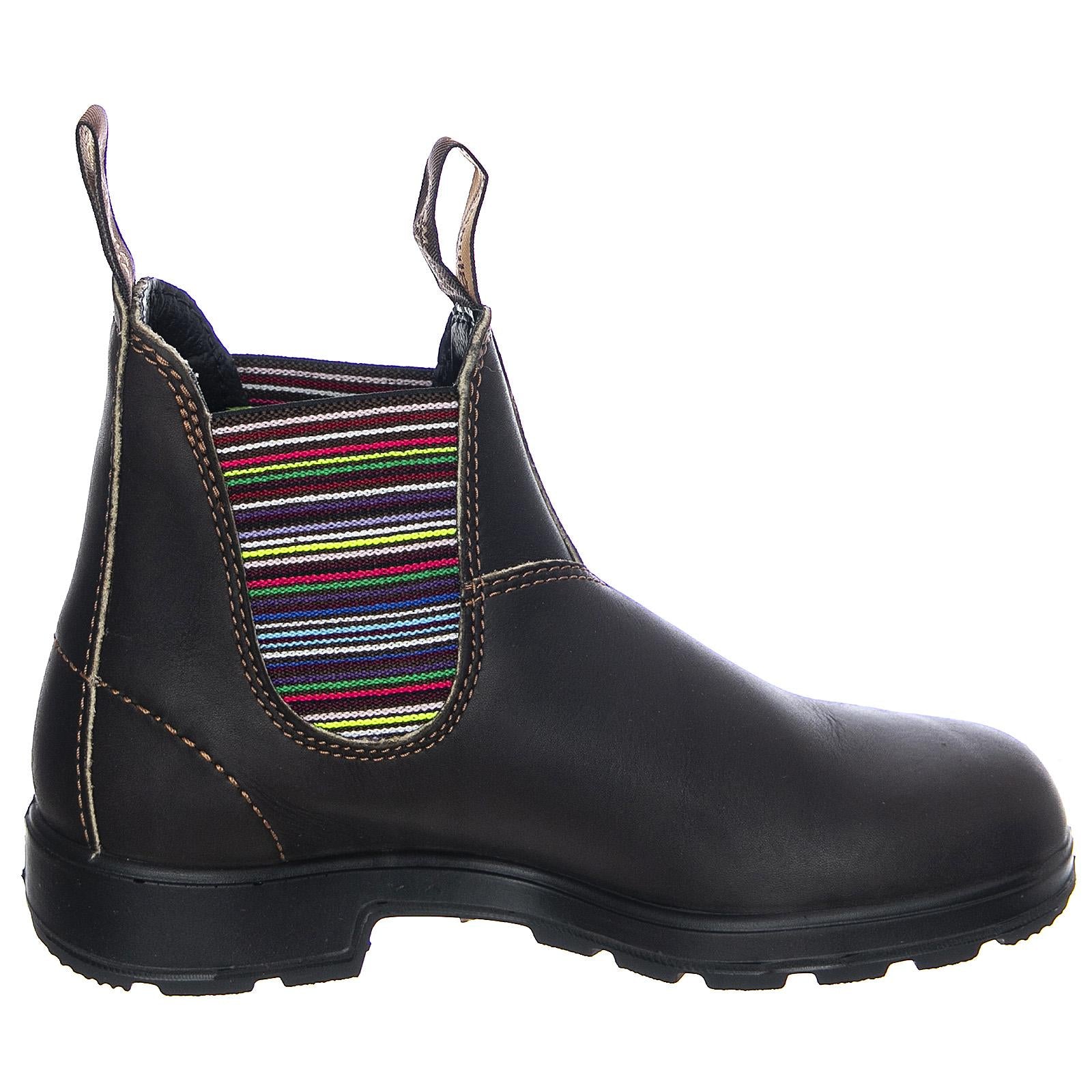 Classic Leather 1409 Ankle Boots - Brown / Stripes - Stivaletti alla Caviglia Donna Marroni / Multicolore 1409-1409-FW20  BLUNDSTONE 