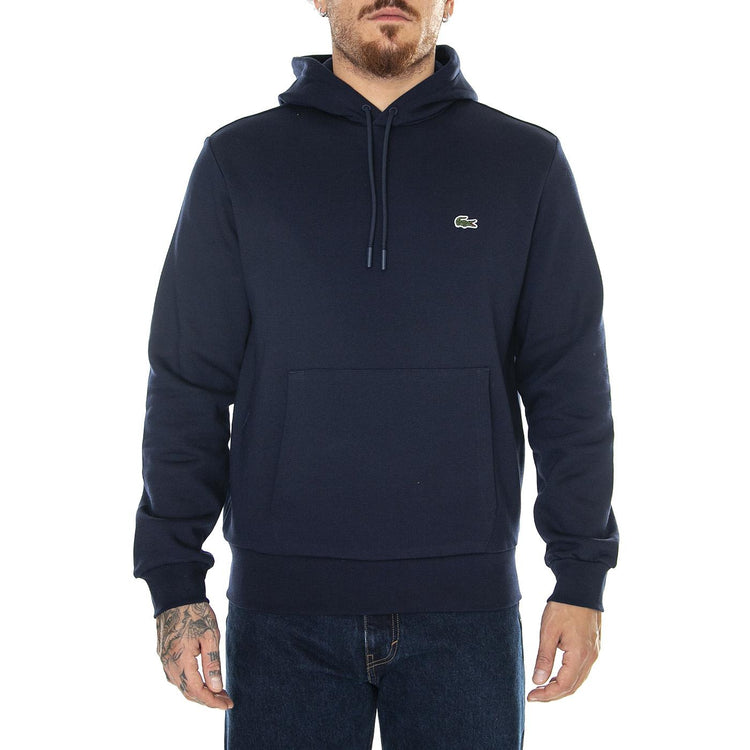 M' Sweatshirt SH9623-166 Hoodie Blue - Felpa con Cappuccio Uomo Blu SH9623-166  LACOSTE 