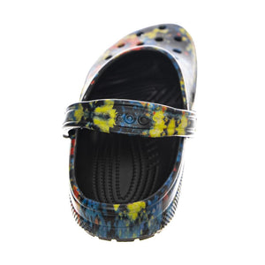 Mens Classic Tie Dye Graphic Clog Turq Tonic / Mullti Sandals US 4 CR.205453-TTMT  CROCS 