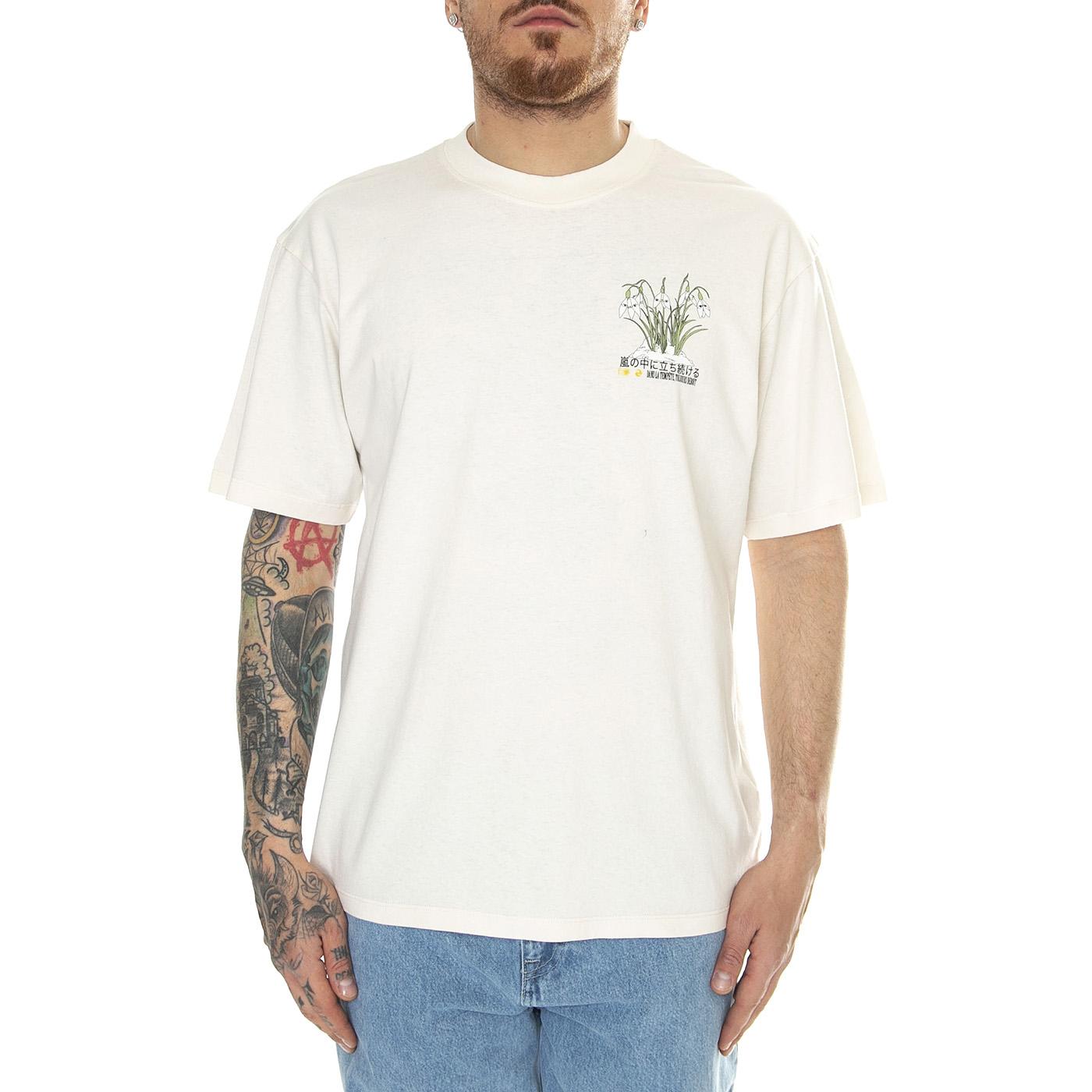 Dans La Tempete TS Whisper White - Maglietta Girocollo Uomo Bianca I033496.WHW.67.  EDWIN 