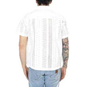 Sunday Woven S/S White - Camicia Maniche Corte Uomo Bianca 181210403-WHT  OBEY 