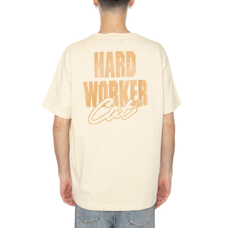 Workwear T-Shirt White - Maglietta Girocollo Uomo Bianca 6010134-13-1009  CAT 