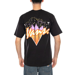 PALM DRIVE SS TEE - Maglietta Girocollo Uomo Nera VN000SXE BLK1 VANS 