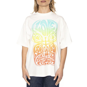 Craphic Short Stack Tee Love Is A State - Maglietta Girocollo Donna Bianca A4924-0079  LEVIS 