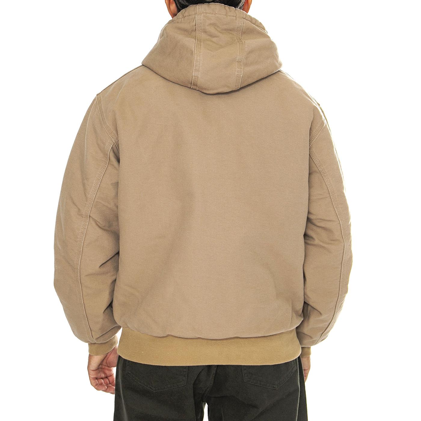 OG Active Jacket Peanut aged canvas - Giacca con Cappuccio Uomo Marrone I027360.2FS3K  CARHARTT WIP 