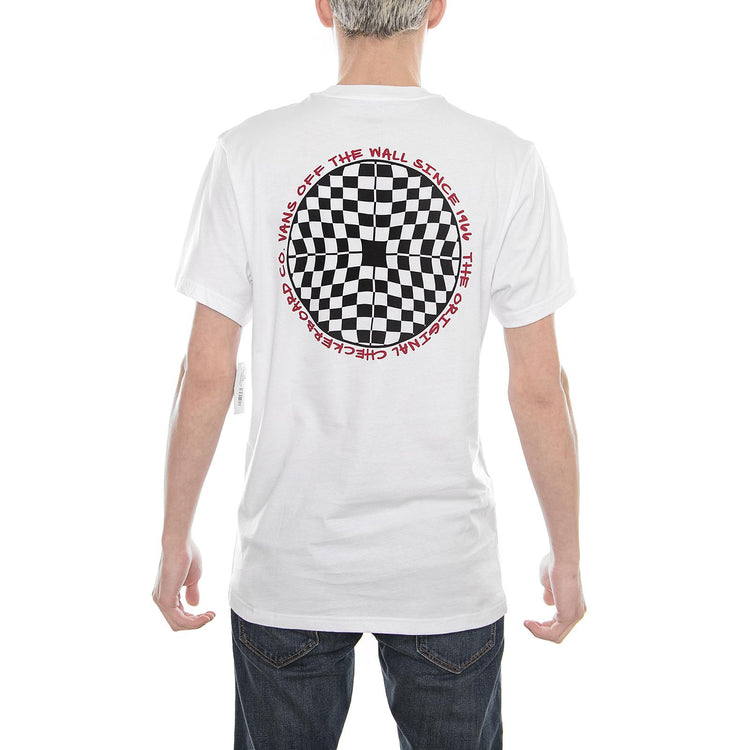 MN CHECKERED SS White VA3H6JWHT  VANS 