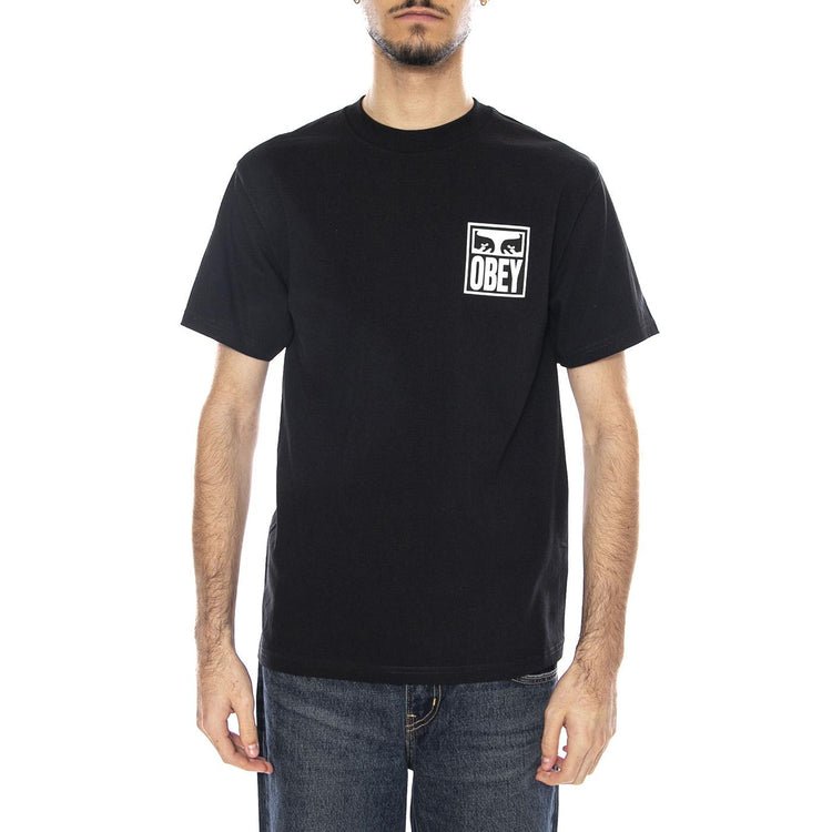 Obey Eyes Icon 2 Maglietta -- Maglietta Uomo Nera 165262142 BLK OBEY 