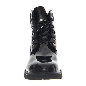 Premium 6 Inch Lace Up Waterproof Boot -- Stivali Donna Pelle Verniciata Nera TB0A43F8 EN31 TIMBERLAND 