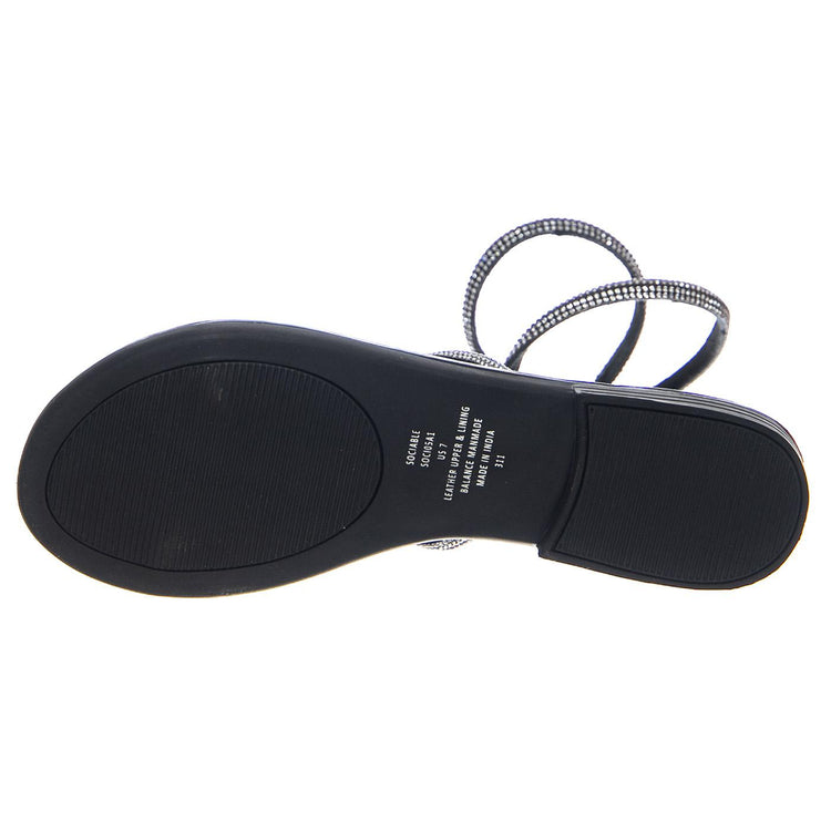 Sociable Black / Silver - Sandali Donna Argento SMSSOCIABLE-BLKSIL  STEVE MADDEN 