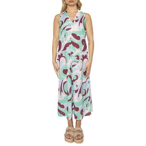 Vestido largo estampado floral Bromelia - Abito Donna Multicolore 51W/41221  WILD PONY 