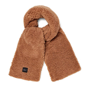 W Sherpa Oversized Scarf Caramel - Sciarpa Marrone UGA20052-CARM  UGG 