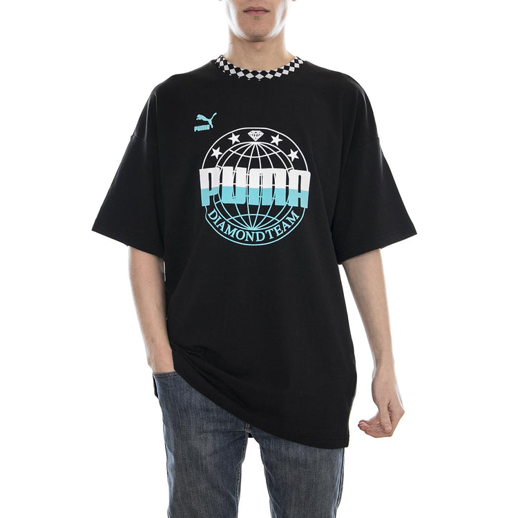 PUMA x DIAMOND Oversize Tee Puma Bla 57535701  PUMA 