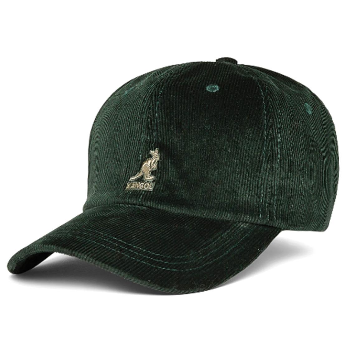 Cord Baseball Forrester - Cappellino con Visiera in Velluto Verde K5206HT-FR310  KANGOL 
