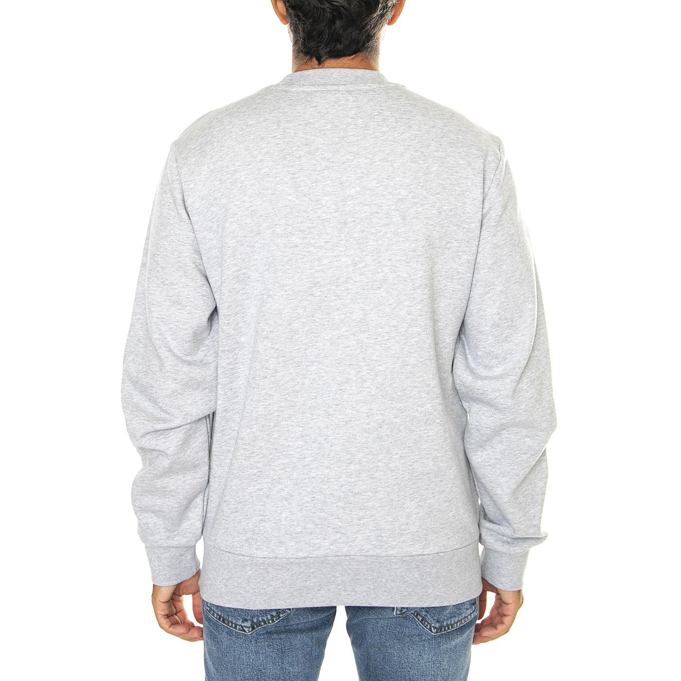 Sweatshirt SH9608-CCA - Felpa Girocollo Uomo Grigia SH9608-CCA  LACOSTE 
