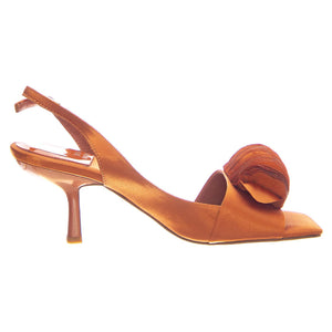 Duffy Orange Satien - Sandali Donna Arancioni JCDUFFY-ORA  JEFFREY CAMPBELL 
