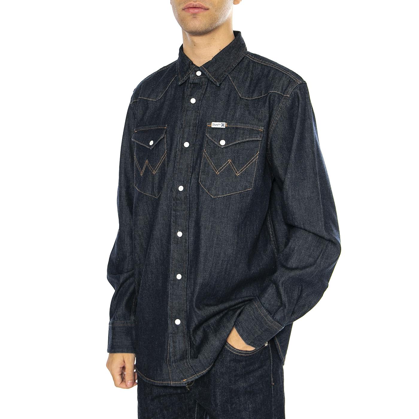 Rinse Shirt - Camicia Uomo Blu 112357737-BLUE  WRANGLER 