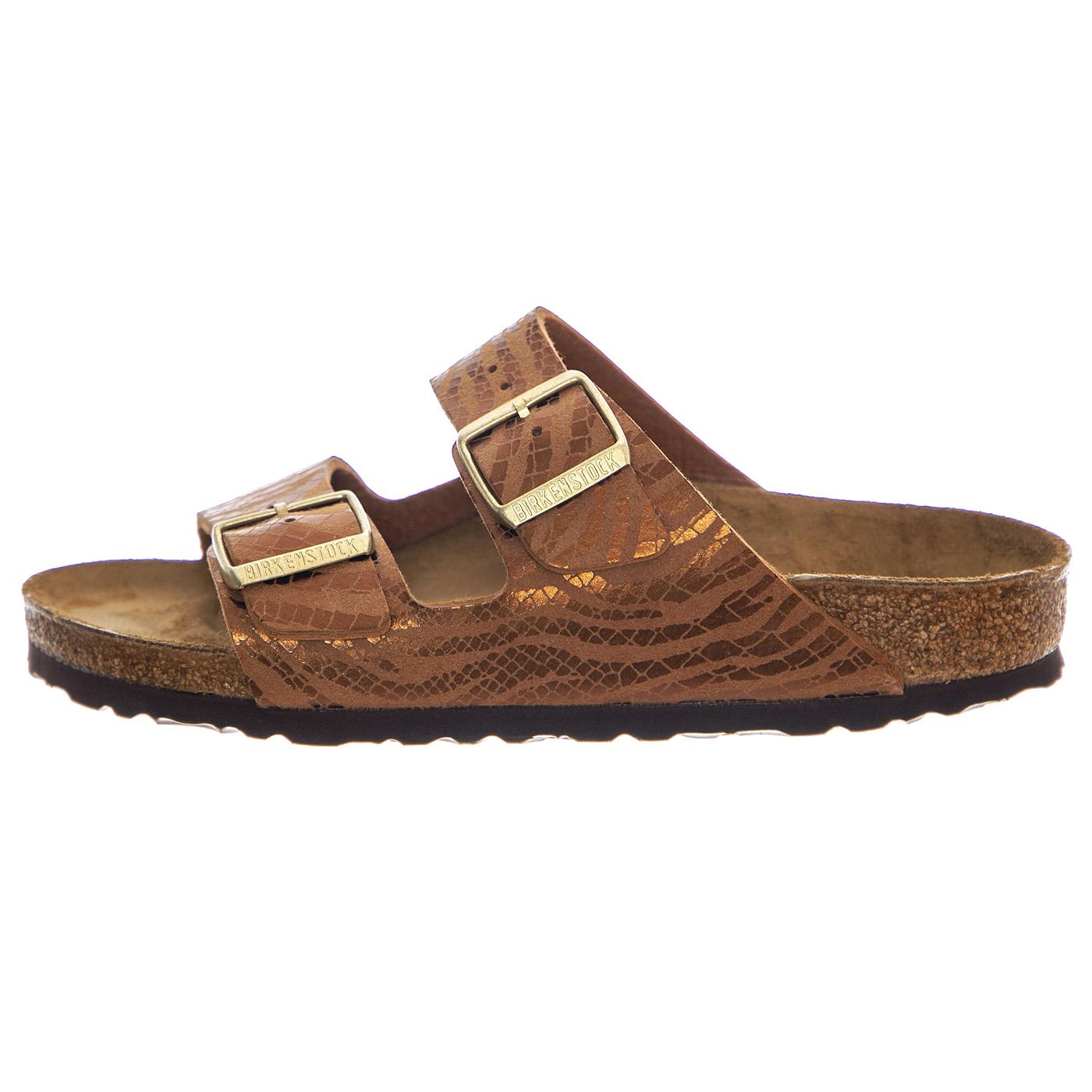 Arizona Zebra Pecan, Synthetics - Sandali Donna Marroni 1029509  BIRKENSTOCK 