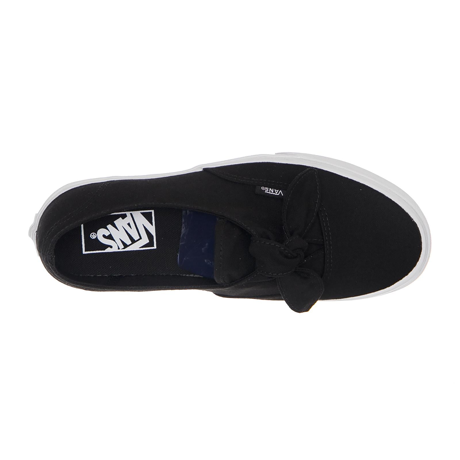 AUTHENTIC KNOTTED (Canvas) Black / White VA3MU21WX  VANS 