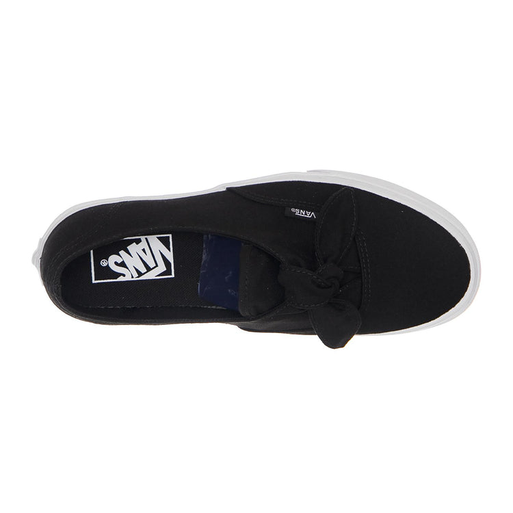 AUTHENTIC KNOTTED (Canvas) Black / White VA3MU21WX  VANS 