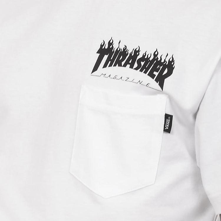 MN THRASHER SS TEE White VA36M3WHT  VANS 