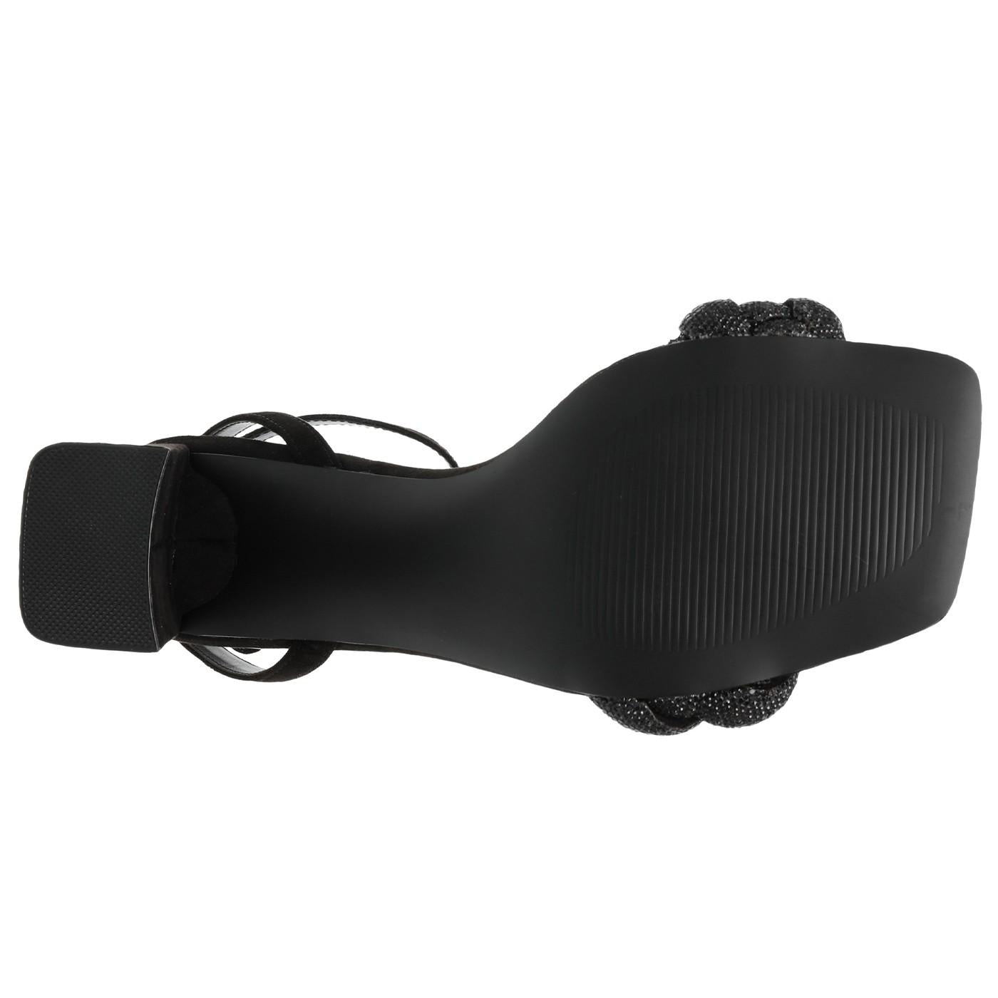 Lidia Black / Crystal - Sandali Donna Neri SMSLIDIA-BLK  STEVE MADDEN 