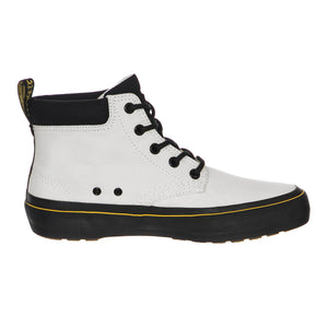 Womens Allana White / Black Canvas Shoes DMSALLWHCV22307101  DR.MARTENS 