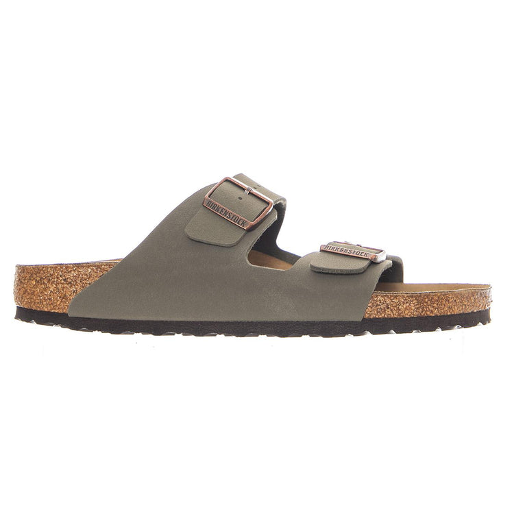 Arizona Birkibuc Narrow Fit Stone - Sandali Uomo / Donna Grigi 151213 STN BIRKENSTOCK 