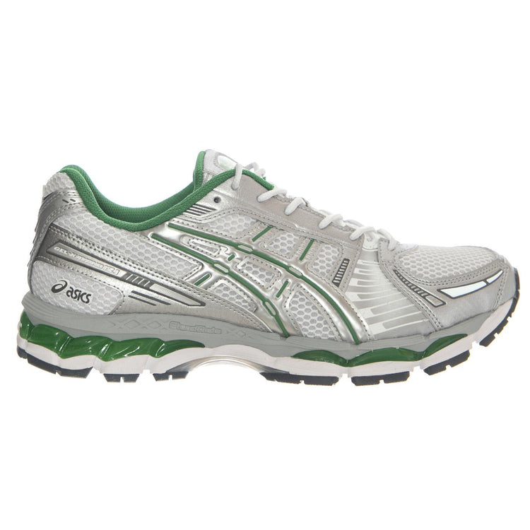 GEL-KAYANO 12.1 White / Pure Silver Shoes - Scarpe Stringate Uomo Silver / Argento 1203A759-100  ASICS 