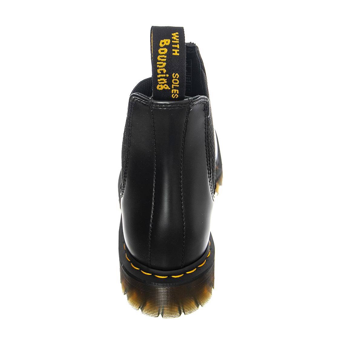 2976 Bex Squared Black Polished Smooth - Stivaletti Profilo alla Caviglia Donna Neri 27888001  DR.MARTENS 