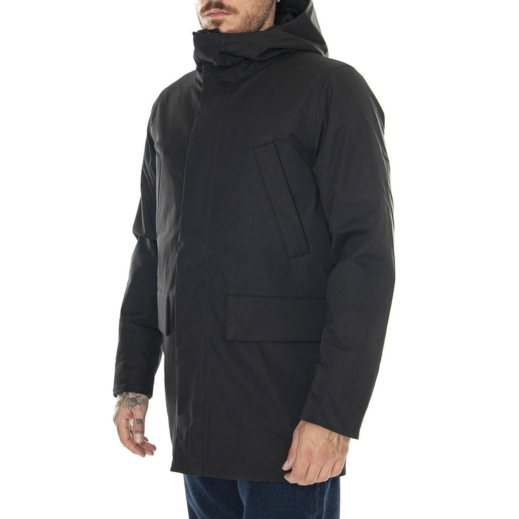 M' Lucius Black Jacket - Giacca Invernale Uomo Nera 330653-110  ELVINE 