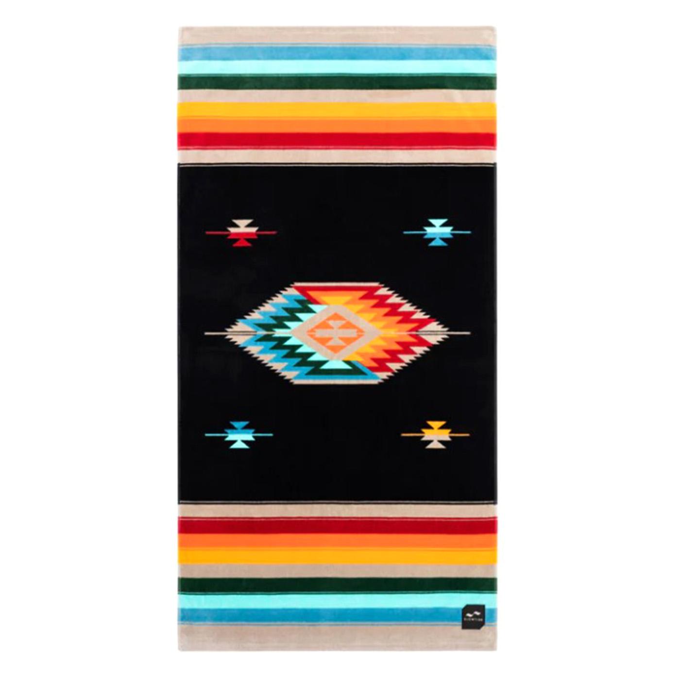 Valen Black - Telo Mare Nero / Multicolore SMST449-BLACK  SLOWTIDE 