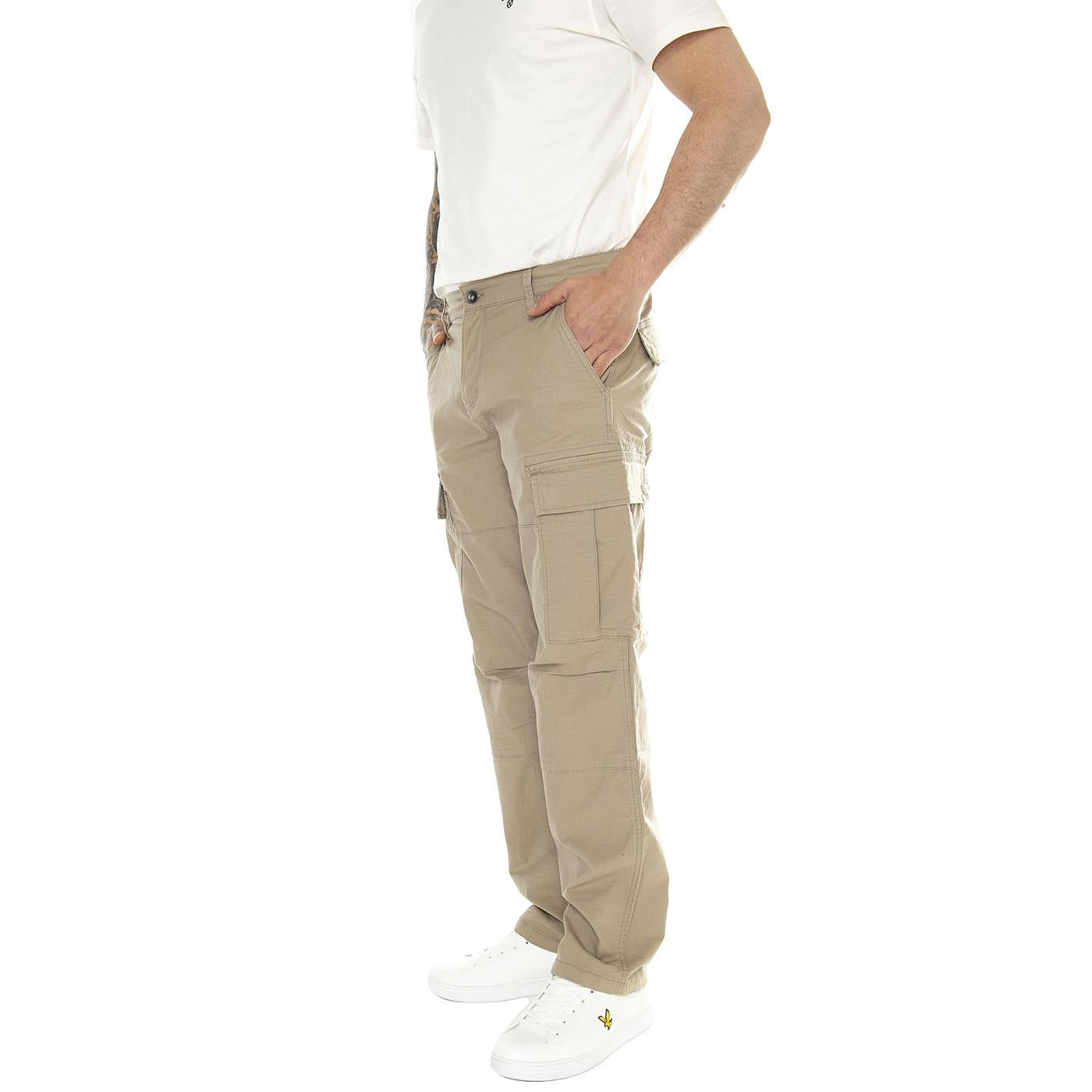 Onsray Life 0020 Ribstop Cargo Noos Chinchilla - Pantaloni Uomo Beige 22028640-Chinchilla  ONLY & SONS 