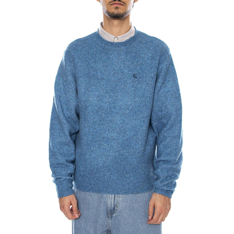 Curtis Sweater Tangled Angelite - Maglione Girocollo Uomo Blu I035394.3B2XX  CARHARTT WIP 