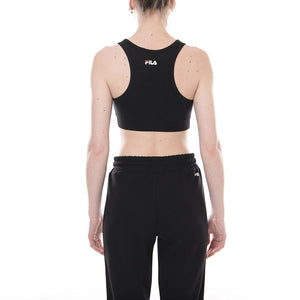 Wmn Other Crop Top - Black - Top Donna Nero 682067-002  FILA 