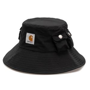 Irwin Bucket Hat Black / Black - Cappello da Pescatore Nero I034605.00EXX  CARHARTT WIP 