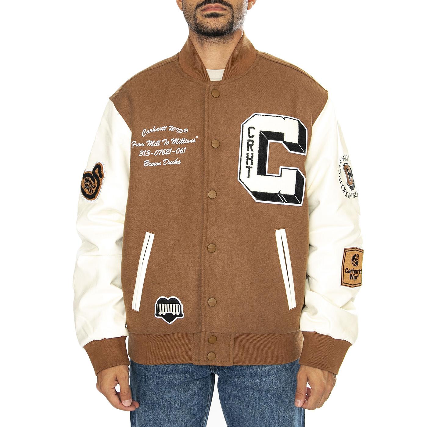 Brown Ducks Bomber Hamilton Brown / Wax - Giacca Uomo Multicolore I033855.1X4XX  CARHARTT WIP 