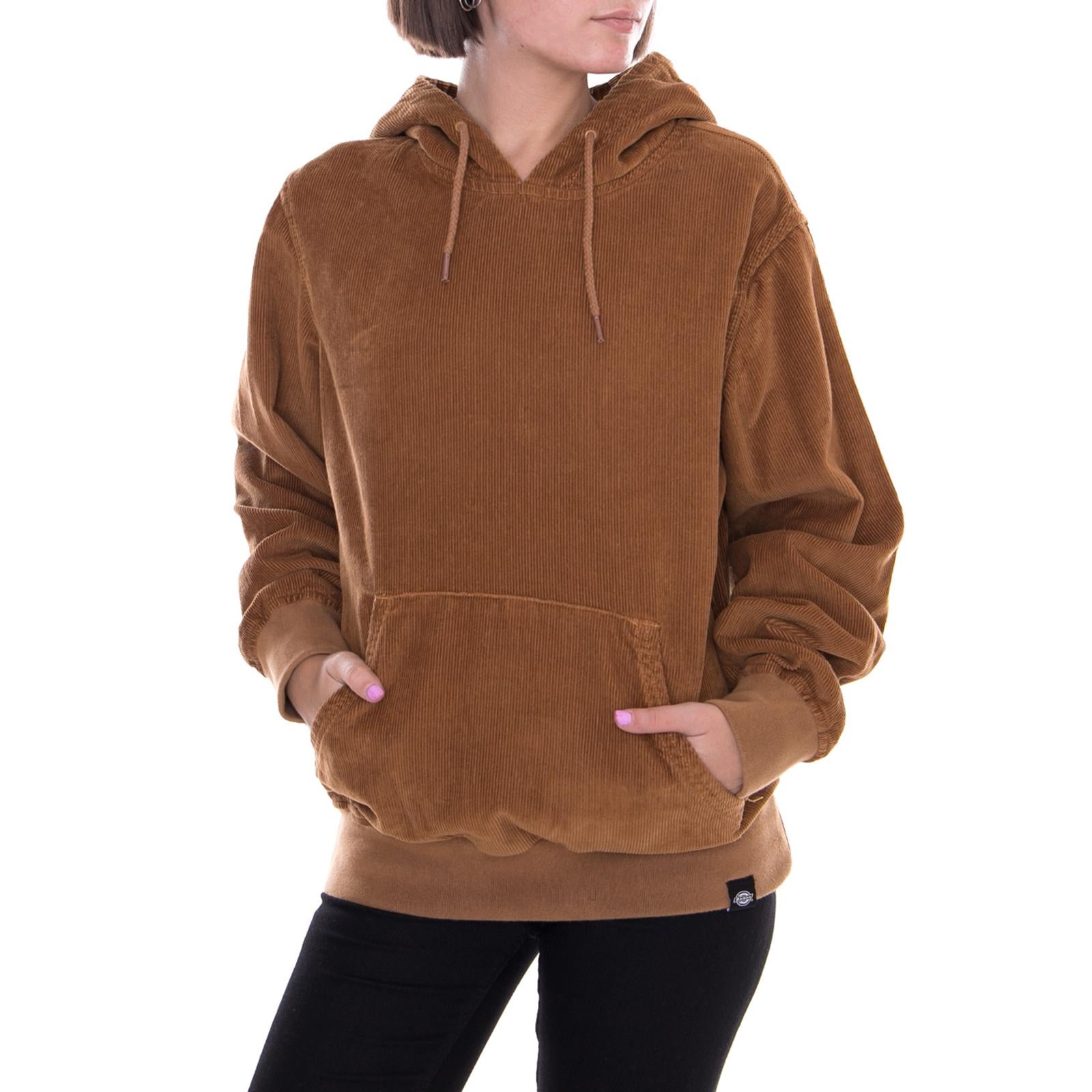 Amonate Duck Brown - Felpa con Cappuccio Donna Marrone 03200170W-BD . DICKIES 