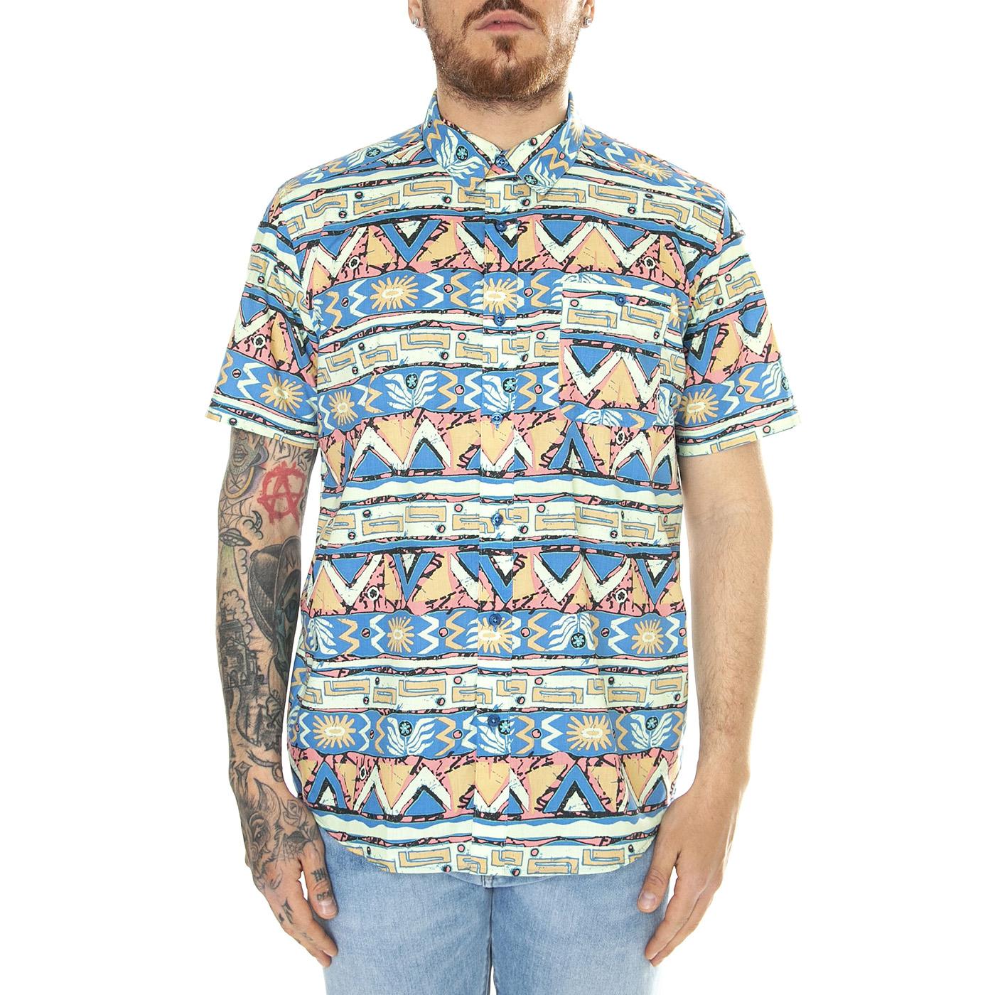 M's Go To Shirt HGSA - Camicia Maniche Corte Uomo Multicolore 52691-HGSA  PATAGONIA 