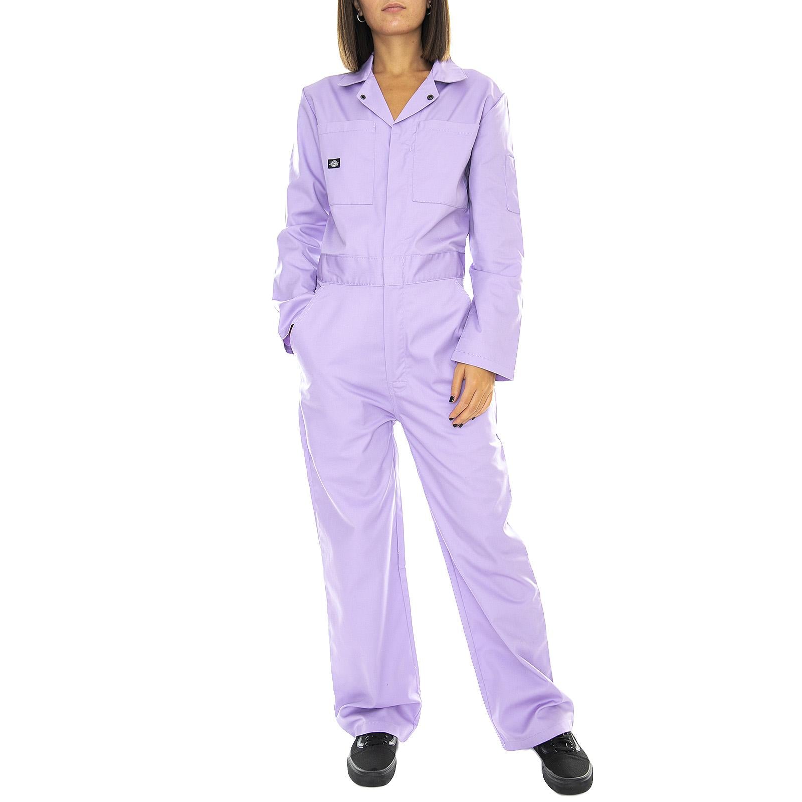 Revelo Overall - Dusted Lilac - Tuta Donna Viola 01 310036-DLL . DICKIES 