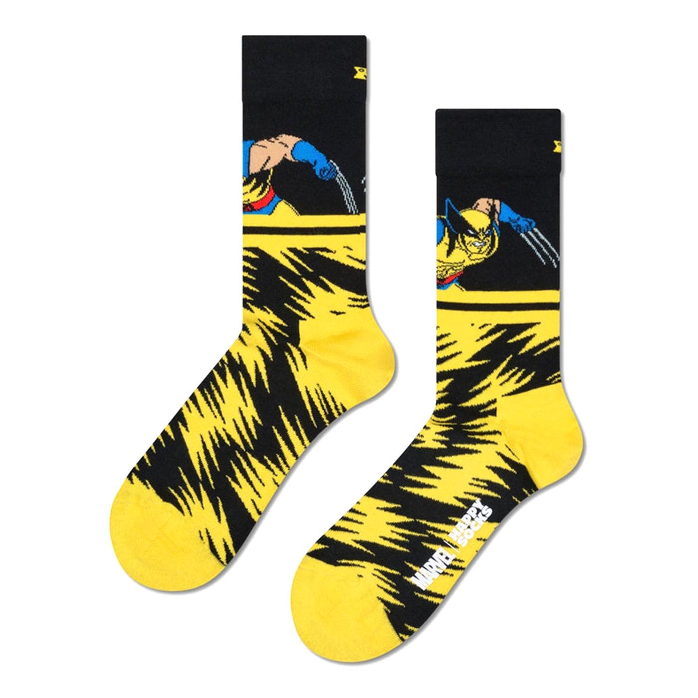 Marvel 3-Pack Gift Set Yellow - Set da Tre Paia di Calzini Multicolore P003493-YELLOW  HAPPY SOCKS 