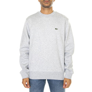 Sweatshirt SH9608-CCA - Felpa Girocollo Uomo Grigia SH9608-CCA  LACOSTE 