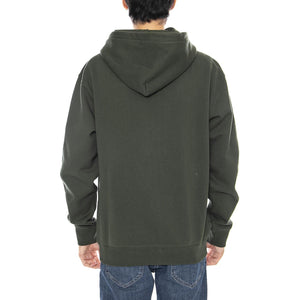 HUF Set TT F/Z Hoodie -- Felpa con Cappuccio Uomo Verde PF00697 HUN HUF 