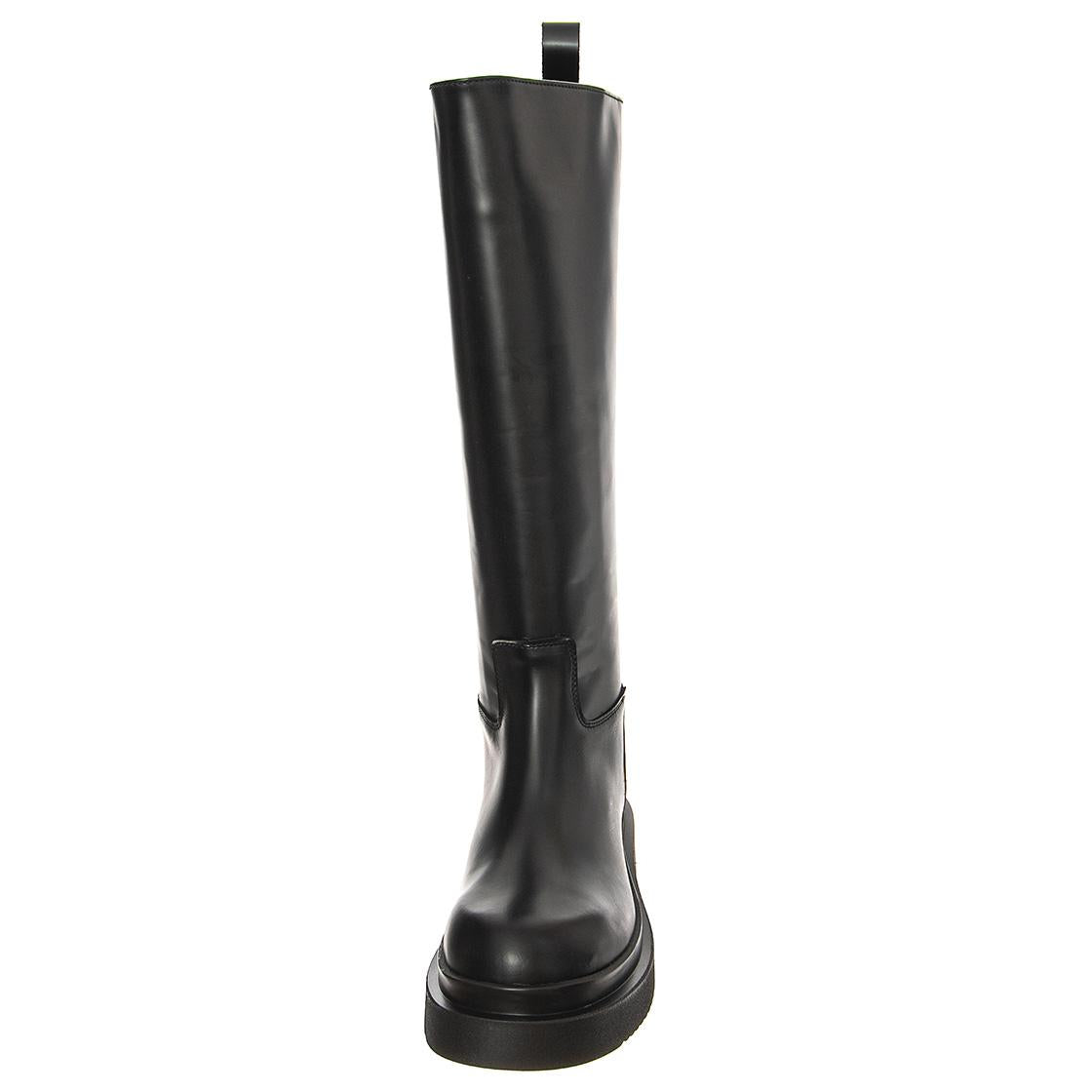 T BOOT 20 SMOOTH BLACK - Stivali Alti Donna Neri BTSTBOOT20-BKS . MR BOOTS 