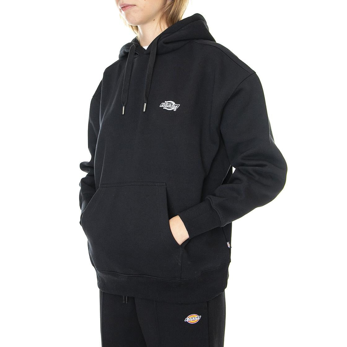 Summerdale Hoodie Black - Felpa con Cappuccio Donna Nera DK0A4XYWBLK1  DICKIES 