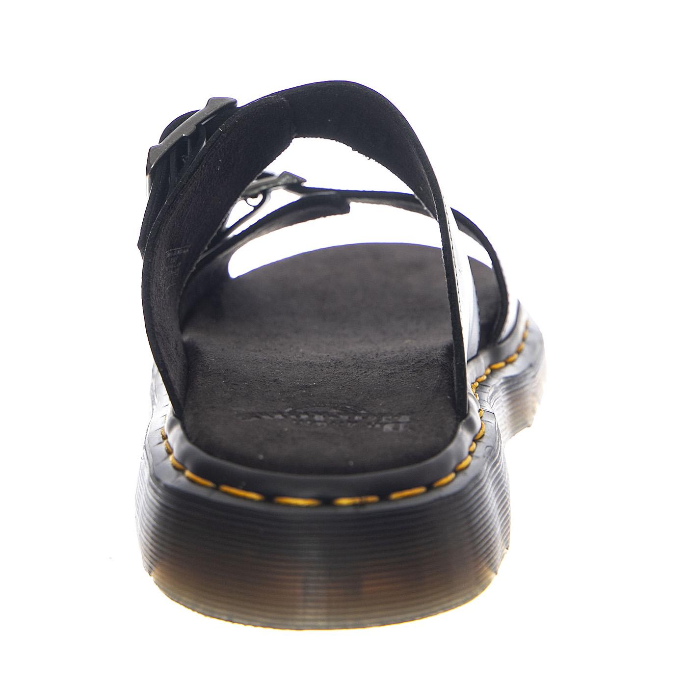 Josef Black Analine - Sandali Uomo Neri 31570001  DR.MARTENS 