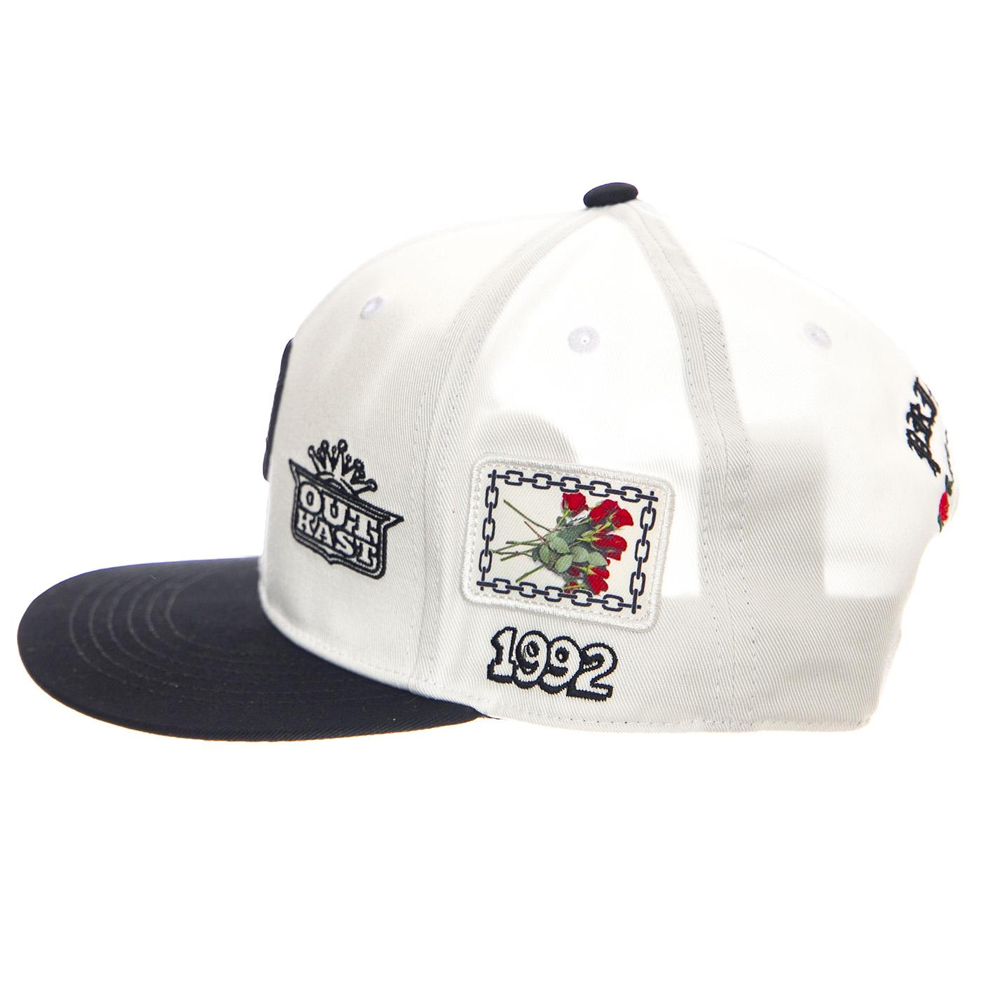 Primitive Jackson Snapback White - Cappellino con Visiera Bianco PA424H09-WHT  PRIMITIVE 