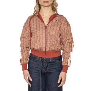 Sweatshirt GTI Hoody Brown - Felpa con Cappuccio Donna Marrone SF7606-GTI  LACOSTE 