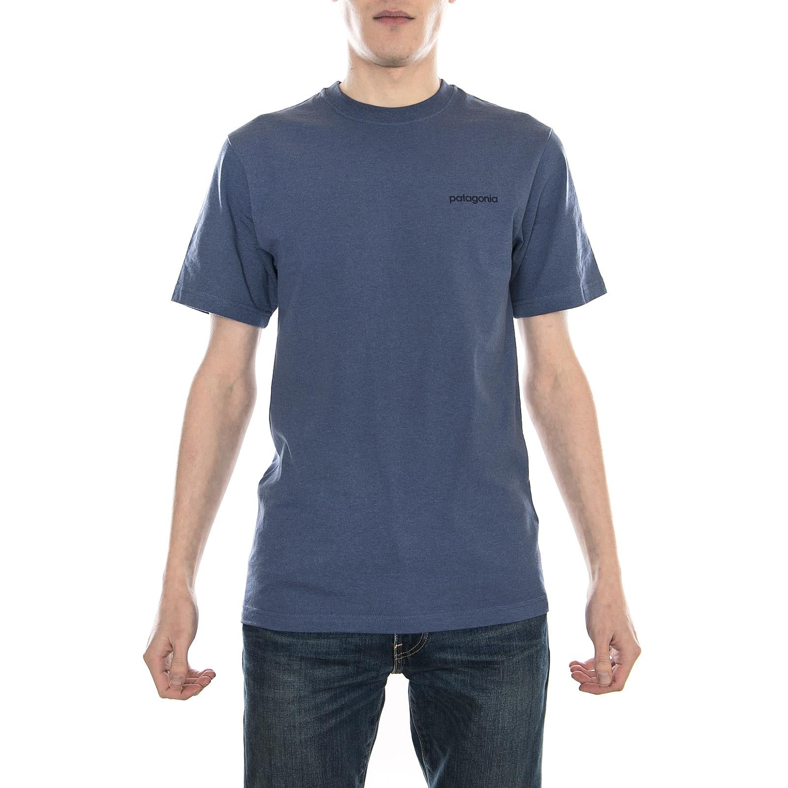 Line Logo Badge Responsibili-Tee Dolomite Blue 39045-DLMB  PATAGONIA 