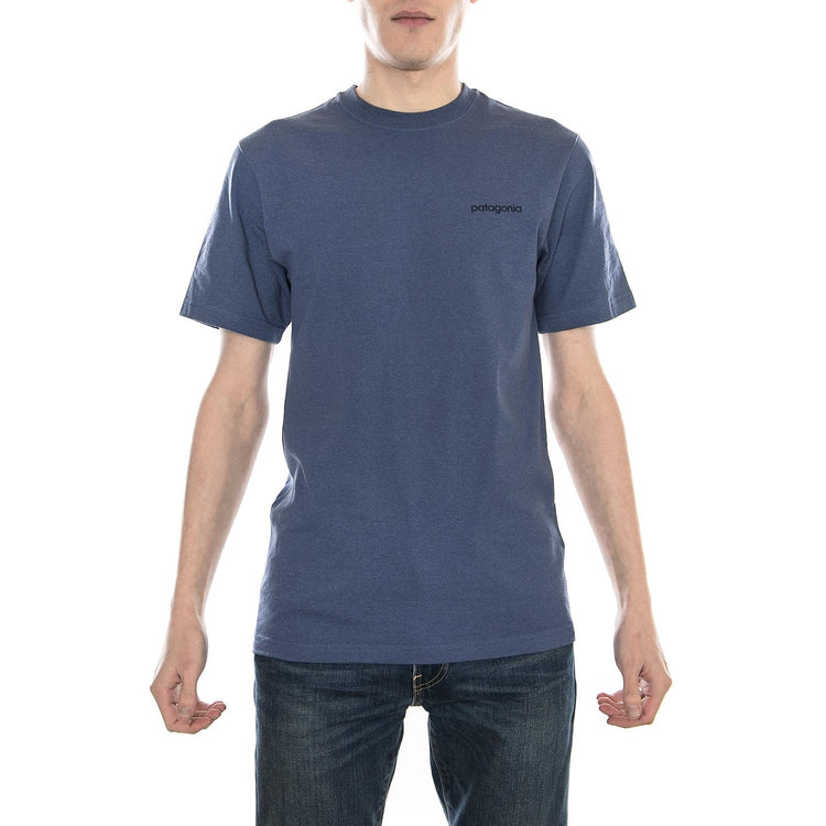 Line Logo Badge Responsibili-Tee Dolomite Blue 39045-DLMB  PATAGONIA 