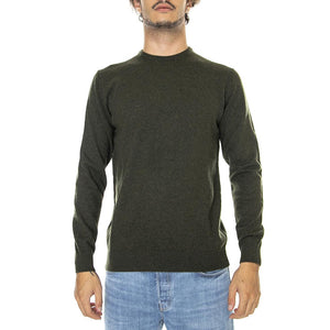 Essential Lambswool Crew Neck Seaweed - Maglione Girocollo Uomo Verde FW22-MKN0345-GN71  BARBOUR 